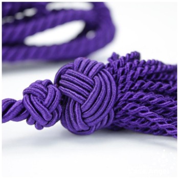 CÍNGULO LITÚRGICO MORADO CON DOS BORLAS 300cm