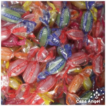 CARAMELO DURO SABOR FRUTA DOBLE LAZO SIN GLUTEN 1Kg