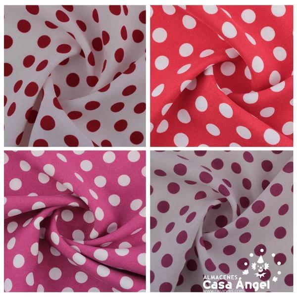 STRECH ESTAMPADO LUNARES BULERÍAS ANCHO 150cm