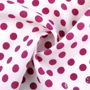 STRECH ESTAMPADO LUNARES BULERÍAS ANCHO 150cm
