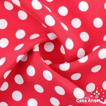 STRECH ESTAMPADO LUNARES BULERÍAS ANCHO 150cm