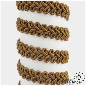 GALÓN TORMES RAYÓN BORDADO ESPIGA 12mm