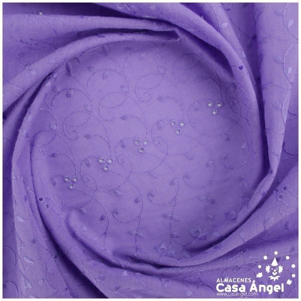 POPELÍN LILA PERFORADO RELIEVE SERIE RUMBA 150cm