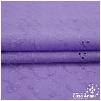 POPELÍN LILA PERFORADO RELIEVE SERIE RUMBA 150cm