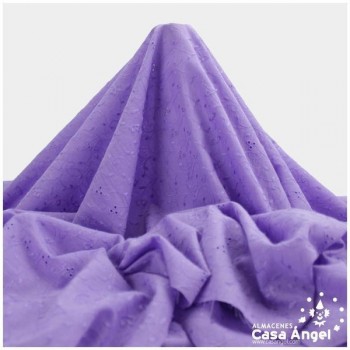 POPELÍN LILA PERFORADO RELIEVE SERIE RUMBA 150cm