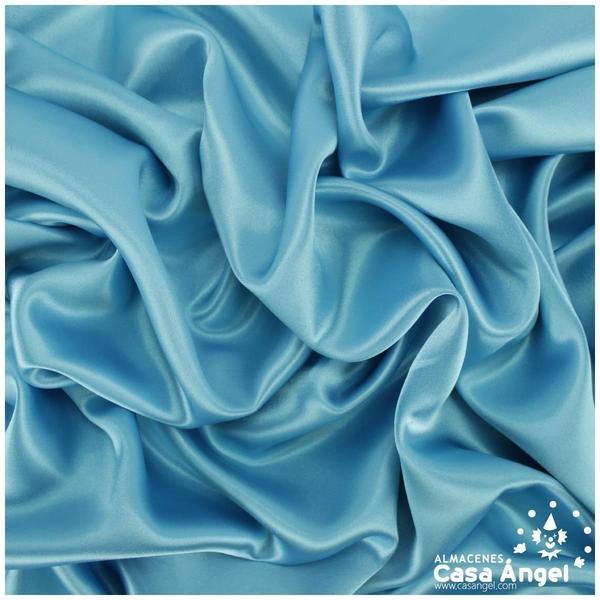 CRESPÓN TURQUESA LISO SERIE SORAYA 150cm