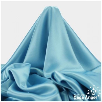 CRESPÓN TURQUESA LISO SERIE SORAYA 150cm