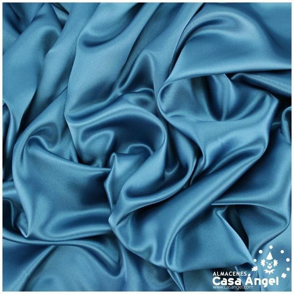 CRESPÓN AZUL PETRÓLEO LISO SERIE SORAYA 150cm