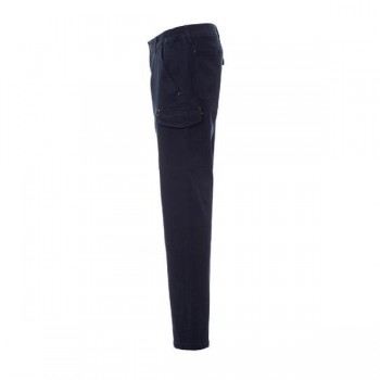 PANTALÓN ELÁSTICO AZUL MARINO CON TRABILLAS POWER STRETCH PAYPER