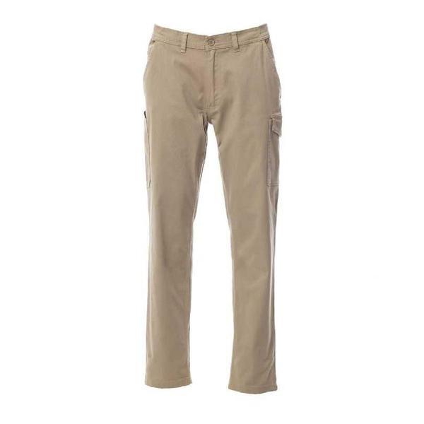 PANTALÓN ELÁSTICO BEIGE CON TRABILLAS POWER STRETCH PAYPER