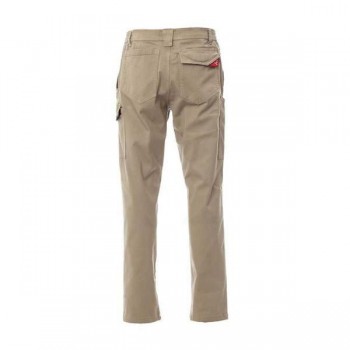 PANTALÓN ELÁSTICO BEIGE CON TRABILLAS POWER STRETCH PAYPER