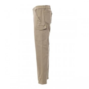 PANTALÓN ELÁSTICO BEIGE CON TRABILLAS POWER STRETCH PAYPER