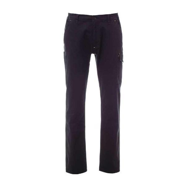 PANTALÓN ELÁSTICO NEGRO CON TRABILLAS POWER STRETCH PAYPER