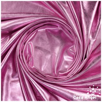 LYCRA ROSA FOIL EXTRABRILLO 150cm