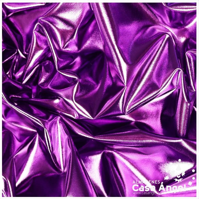 LYCRA MORADA FOIL EXTRABRILLO 150cm