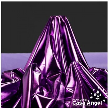 LYCRA MORADA FOIL EXTRABRILLO 150cm