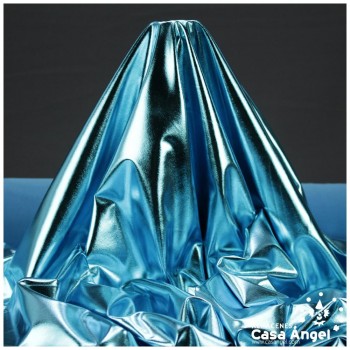 LYCRA CELESTE FOIL EXTRABRILLO 150cm