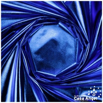 LYCRA AZUL FOIL EXTRABRILLO 150cm