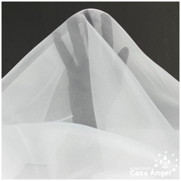 ORGANZA BLANCO CRISTAL SERIE PAOLA 150cm