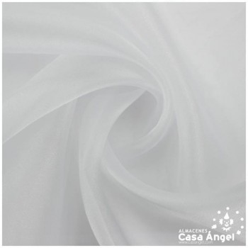 ORGANZA BLANCO CRISTAL SERIE PAOLA 150cm