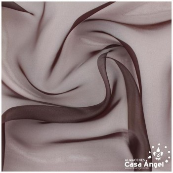 ORGANZA MARRÓN CRISTAL SERIE PAOLA 150cm