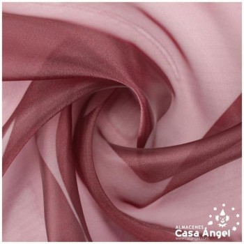ORGANZA BURDEOS CRISTAL SERIE PAOLA 150cm