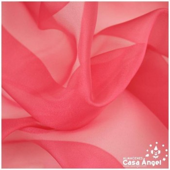 ORGANZA ROJO CORAL CRISTAL SERIE PAOLA 150cm