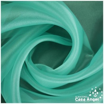 ORGANZA VERDE AGUA CRISTAL SERIE PAOLA 150cm