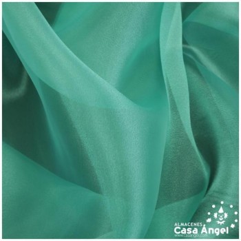 ORGANZA VERDE AGUA CRISTAL SERIE PAOLA 150cm