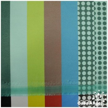 ORGANZA VERDE AGUA CRISTAL SERIE PAOLA 150cm