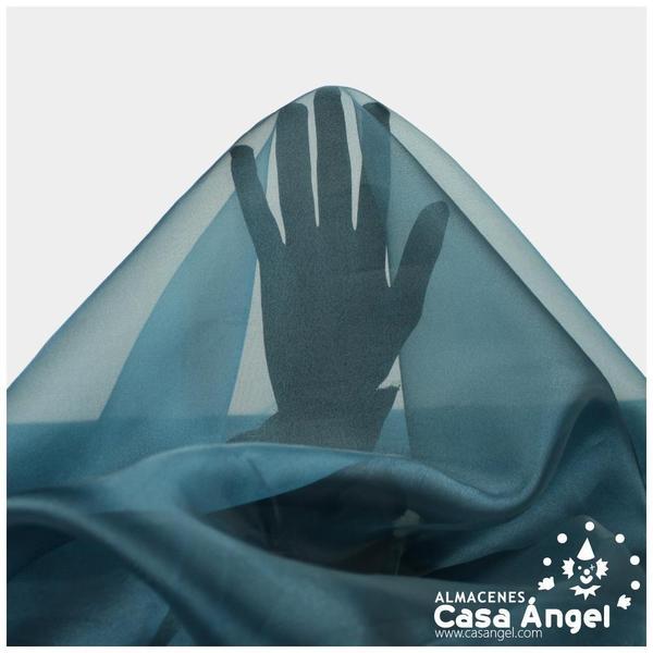ORGANZA VERDE OSCURO CRISTAL SERIE PAOLA 150cm
