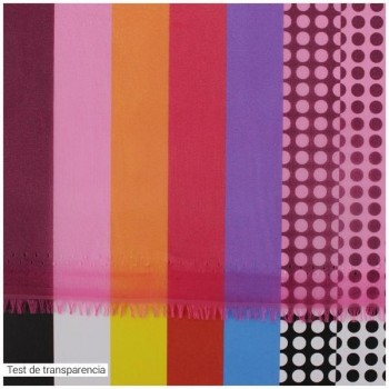 ORGANZA FUCSIA CRISTAL SERIE PAOLA 150cm