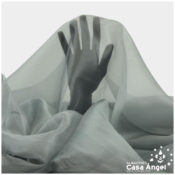 ORGANZA GRIS PIZARRA CRISTAL SERIE PAOLA 150cm
