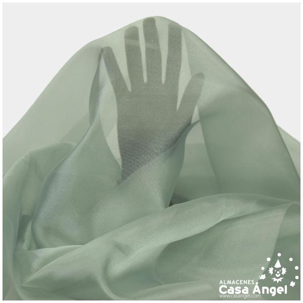 ORGANZA GRIS NIEBLA CRISTAL SERIE PAOLA 150cm