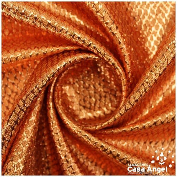 TELA LAMÉ TOPAZ COBRE SERIE VALINOS 115cm
