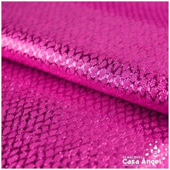TELA LAMÉ TOPAZ FUCSIA SERIE VALINOS 115cm