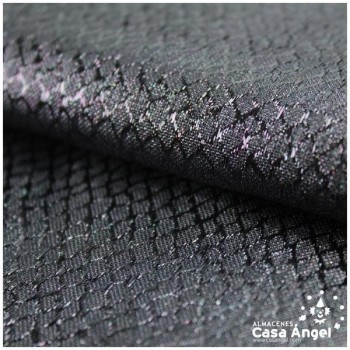 TELA LAMÉ TOPAZ NEGRA SERIE VALINOS 115cm
