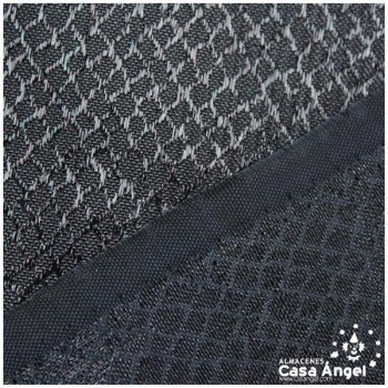 TELA LAMÉ TOPAZ NEGRA SERIE VALINOS 115cm