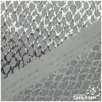 TELA LAMÉ TOPAZ PLATA SERIE VALINOS 115cm