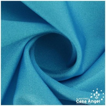 TELA LYCRA LISA BRILLANTE TURQUESA 150cm