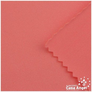 TELA LYCRA LISA BRILLANTE SALMÓN 150cm