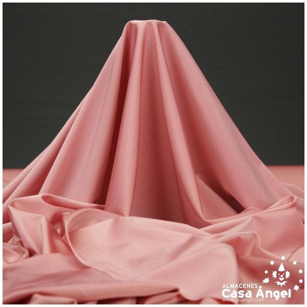 TELA LYCRA LISA BRILLANTE ROSA PALO 150cm