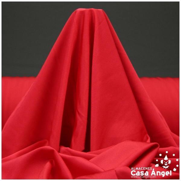 TELA LYCRA LISA BRILLANTE ROJO AMAPOLA 150cm