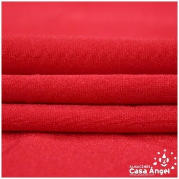 TELA LYCRA LISA BRILLANTE ROJO AMAPOLA 150cm