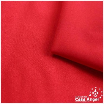 TELA LYCRA LISA BRILLANTE ROJO AMAPOLA 150cm