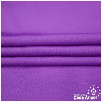 TELA LYCRA LISA BRILLANTE MORADO BERENJENA 150cm