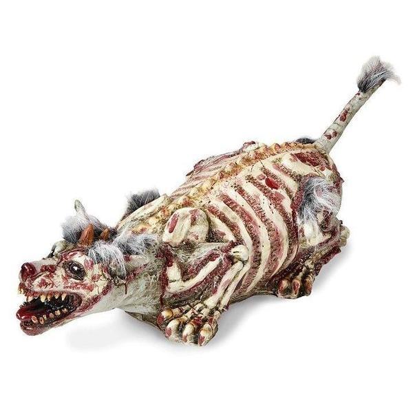 PERRO ZOMBIE CON PELO DECORACIÓN 94cm