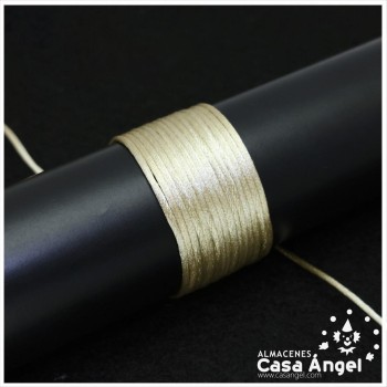 CORDÓN COLA DE RATÓN SATINADO 2mm