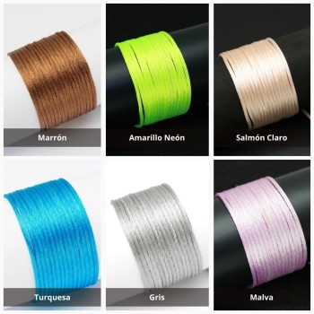 CORDÓN COLA DE RATÓN SATINADO 2mm