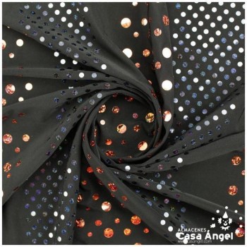 LYCRA DOBLE NEGRA CON LENTEJUELAS SERIE DANCE 150cm